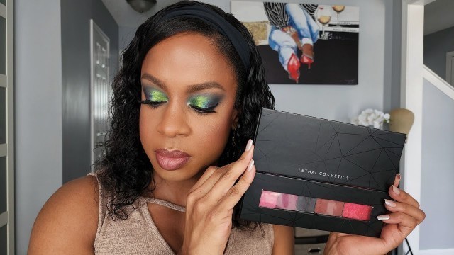 'I Created My Own Palette - Lethal Cosmetics BYOP! Swatches & 3 Looks!'