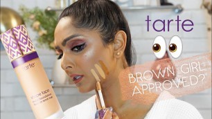 'Brown Girl Friendly?? TARTE SHAPE TAPE FOUNDATION Honest Review + Wear Test | Deepica Mutyala'