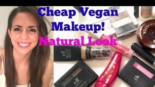 'Drugstore Vegan Makeup Favorites | My Natural Look'