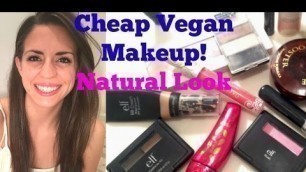 'Drugstore Vegan Makeup Favorites | My Natural Look'