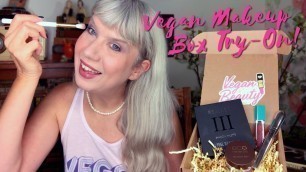 'Vegan Makeup Try On: Vegan Cuts Spring Boxes'