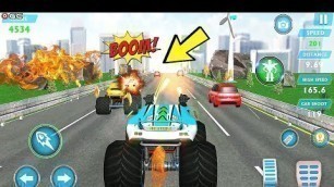 'Monster Truck Racing Games Transform Robot Car Games \"Highway\" Android Gameplay Video'