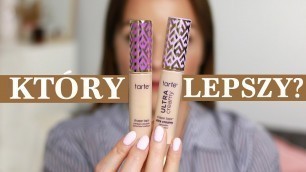 'TEST PORÓWNAWCZY KOREKTORÓW TARTE SHAPE TAPE vs TARTE ULTRA CREAMY | Milena Makeup'