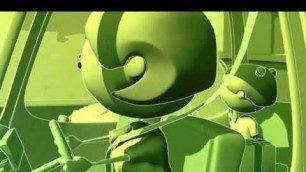'GreenLight   Getting out of the car   Car safety educational video cartoon for kids'