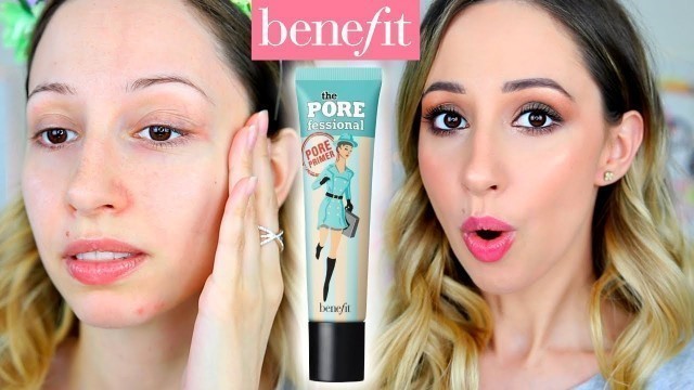 'Benefit Porefessional Primer Review - 11h Wear Test on Super Dry Skin!'