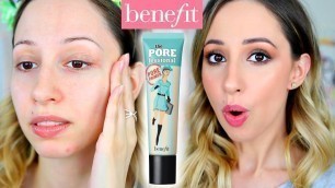 'Benefit Porefessional Primer Review - 11h Wear Test on Super Dry Skin!'