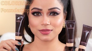 'Choosing my shades of foundation from COLORBAR | 24hrs Weightless Liquid Foundation'