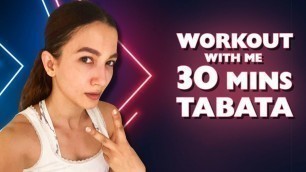 'Workout with me | 30mins Tabata | Gauahar Khan'