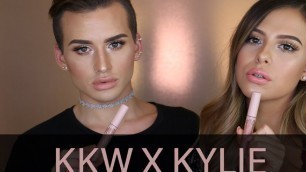 'KKW x  KYLIE COSMETICS DEMO + FIRST IMPRESSION | Elite Beauty Babes'