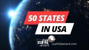 '50 States of USA - Fifty States Song Alphabetical Order - Fifty States of America Map (States Song)'
