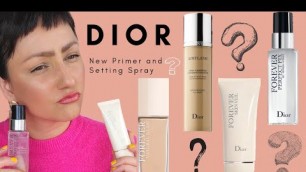 'NEW MAKEUP | Dior Veil Primer and Dior Setting Spray | Hmmmm....'