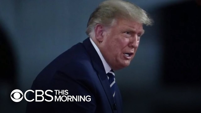 'Trump refuses to denounce QAnon, fields questions about health in combative town hall'