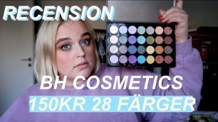 'BH Cosmetics 28 foil eyeshadow palette review & swatches | CHEAP AS FUCK'