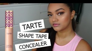 'EERSTE INDRUK TARTE SHAPE TAPE CONCEALER | REVIEW | Stacy Sadhoe'