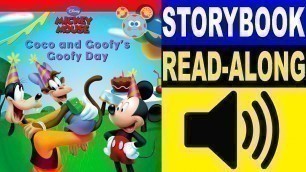 'Mickey Mouse Clubhouse Read Along Story book, Read Aloud Books for Kids, Coco And Goofy\'s Goofy Day'