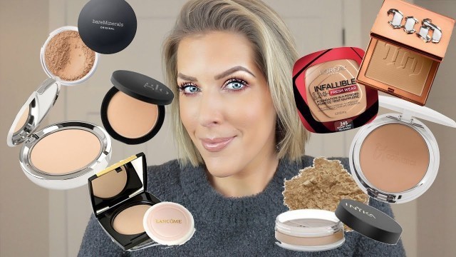 'ALL About Powder Foundations | Ranking My Top 15 | Time Stamps | Review and Demo'