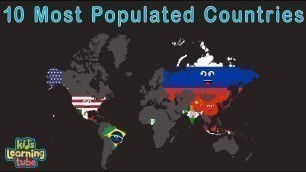 'Top 10 Most Populated Countries in the World 2019/Top 10 Most Populous Countries 2019'
