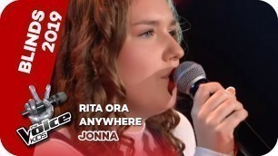 'Rita Ora - Anywhere (Jonna) | Blind Audition | The Voice Kids 2019 | SAT.1'