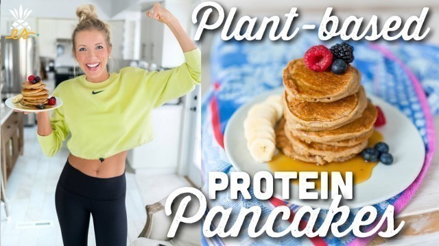 'Plant-based Protein Pancakes | Gluten-Free Breakfast'