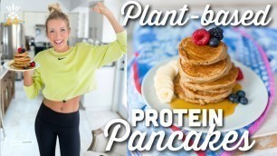 'Plant-based Protein Pancakes | Gluten-Free Breakfast'