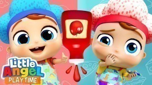 'Yummy or Yucky! | Ketchup Song | + More Fun Sing Along Songs by Little Angel Playtime'