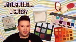 'holiday antihaul | sephora sale | violet voss | jouer | lethal cosmetics | glow recipe | too faced'