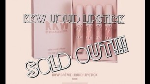 'SOLD OUT!!! KYLIE JENNER X KIM KARDASHIAN WEST