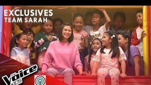 'Coach Sarah bonds with her team! | The Voice Kids Philippines 2019'