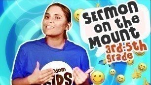 '3rd - 5th Grade | Sermon on The Mount Pt.1 | Kingdom Kids Online //01'
