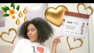 'Eden Body Works - Jojoba &  Monoi Natural Deep Conditioner| Hair Product Review'