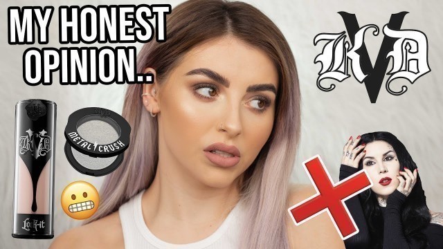 'TESTING KAT VON D / KVD VEGAN BEAUTY MAKEUP! FIRST IMPRESSIONS + WEAR TEST! [4K MACRO CLOSE UPS]'