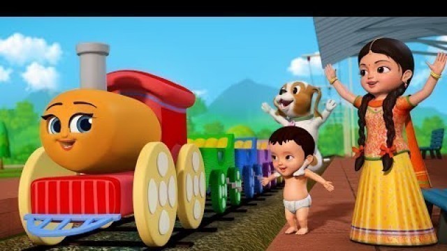 'Railu Railu Railu, Idi Chikku Bukku Railu - Train Song | Telugu Rhymes for Children | infobells'