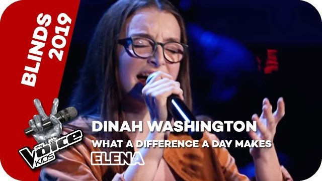 'Dinah Washington: What A Difference A Day Makes (Elena) | The Voice Kids 2019 | SAT.1'