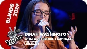 'Dinah Washington: What A Difference A Day Makes (Elena) | The Voice Kids 2019 | SAT.1'