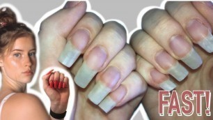 'HOW TO GROW LONG NAILS (nail care routine)'