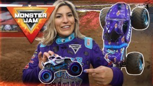 'Monster Mutt Dalmatian Galaxy | Monster Jam Drivers Vs Toys - Action Toy Videos for Kids'