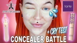 'Jeffree Star Magic Star VS Tarte Shape Tape Concealer Test | Evelina Forsell'