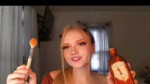 'ASMR ~ DOING YOUR HALLOWEEN MAKEUP (ROLE-PLAY) 