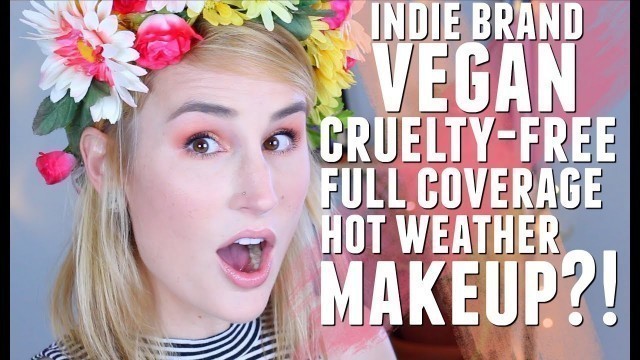'LUSCIOUS COSMETICS | Vegan, Cruelty Free, HOT WEATHER Makeup?! | HONEST REVIEW'