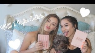'KKW X Kylie Cosmetics Collab Review & Swatches!!!'