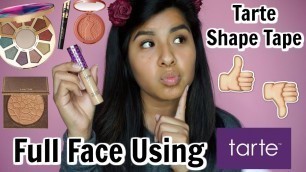 'Full Face First Impressions Using Tarte Cosmetics | I Tried Tarte Shape Tape for the FIRST TIME!'