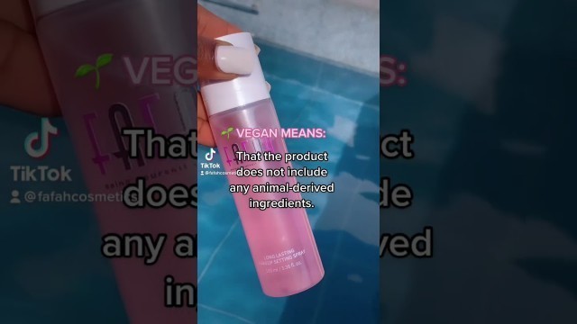 '✨VEGAN COSMETICS MEANS #vegancosmetics #viralshorts #youtubeshorts #youtube #yt #vegan #viralshorts'
