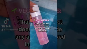 '✨VEGAN COSMETICS MEANS #vegancosmetics #viralshorts #youtubeshorts #youtube #yt #vegan #viralshorts'