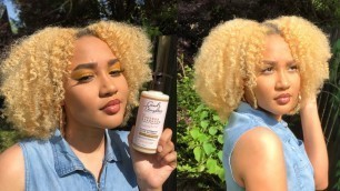 'Stronger Hair & Less Breakage?| Carol’s Daughter Goddess Strength Collection on Type 4/Bleached Hair'