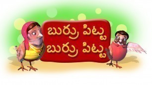 'Burru pitta burru pitta Telugu Rhymes for Children'