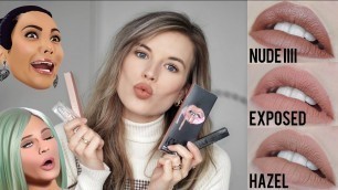 'EERSTE INDRUK | KYLIE COSMETICS & KKW BEAUTY LIPSTICKS UIT AMERIKA TESTEN'