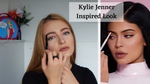 'KYLIE JENNER POP OF PINK INSPIRED: DRUGSTORE MAKEUP TUTORIAL (2019)'
