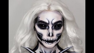 'Jack Skeleton Makeup & Face Painting Tutorial by Tiffany Hunt'