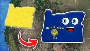 'Oregon - Geography & Counties | 50 States of America'