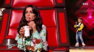 'le prince Aladin -Black M FT . Kev Adams | Kamil | the voice kids( 2017( blind  audition'